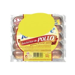 SALCHICHAS COCIDAS DE  POLLO