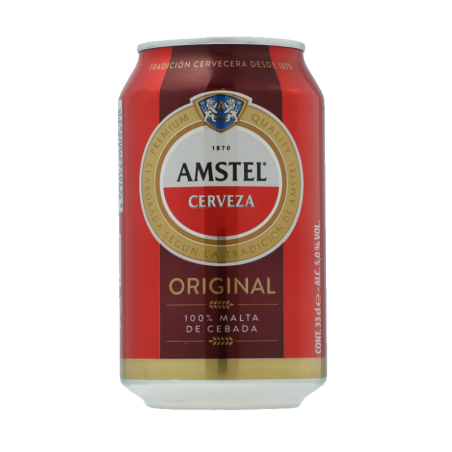 CERVEZA AMSTEL ORIGINAL LATA 33CL