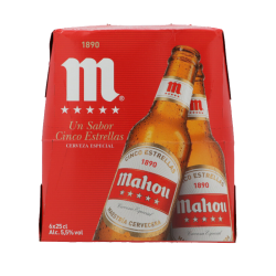 CERVEZA MAHOU 5 ESTRELLAS...