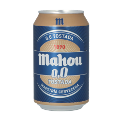 CERVEZA MAHOU TOSTADA SIN...