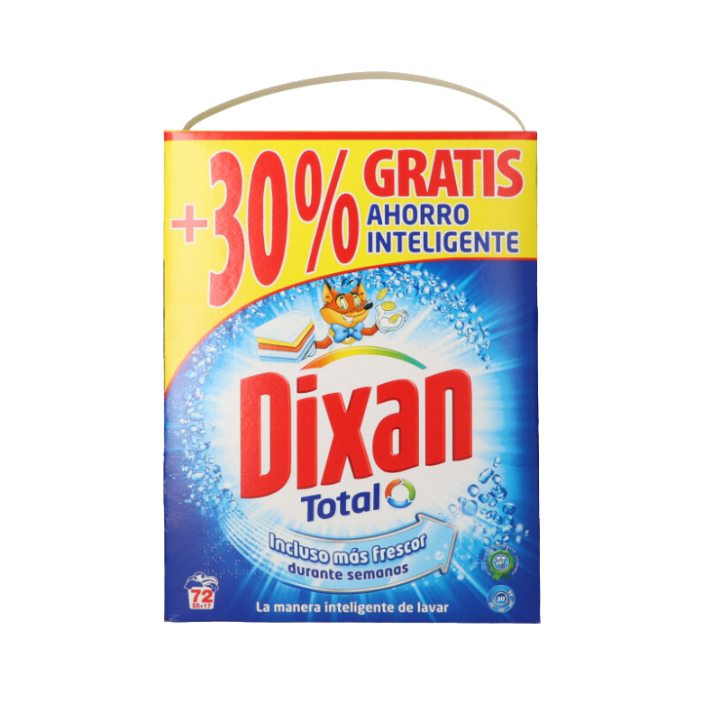 POWDER DETERGENT DIXAN TOTAL SUITCASE