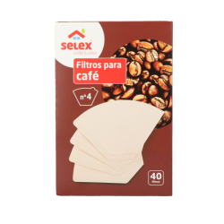 FILTRO CAFÉ Nº4 SELEX