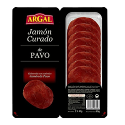 JAMÓN CURADO PAVO LONCHAS...