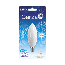 BOMBILLA LED GARZA VELA 6W E14