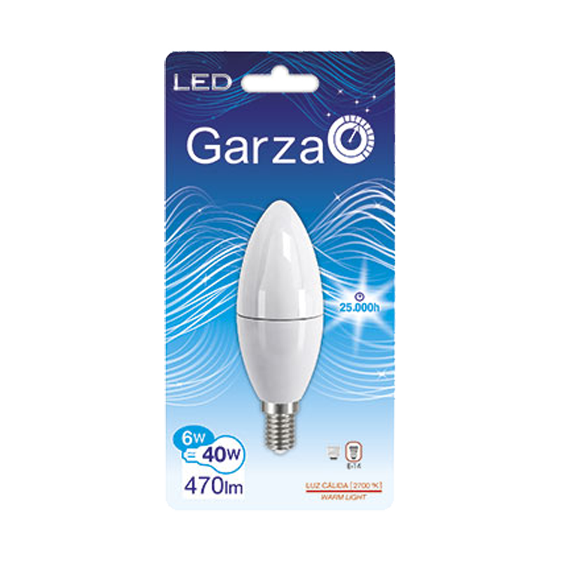 Bombilla LED Vela - E14 – Garza