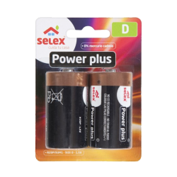 PILA SALINA R20 PACK 2 SELEX