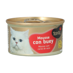 CAT FOOD BEEF MOUSSE TANDY