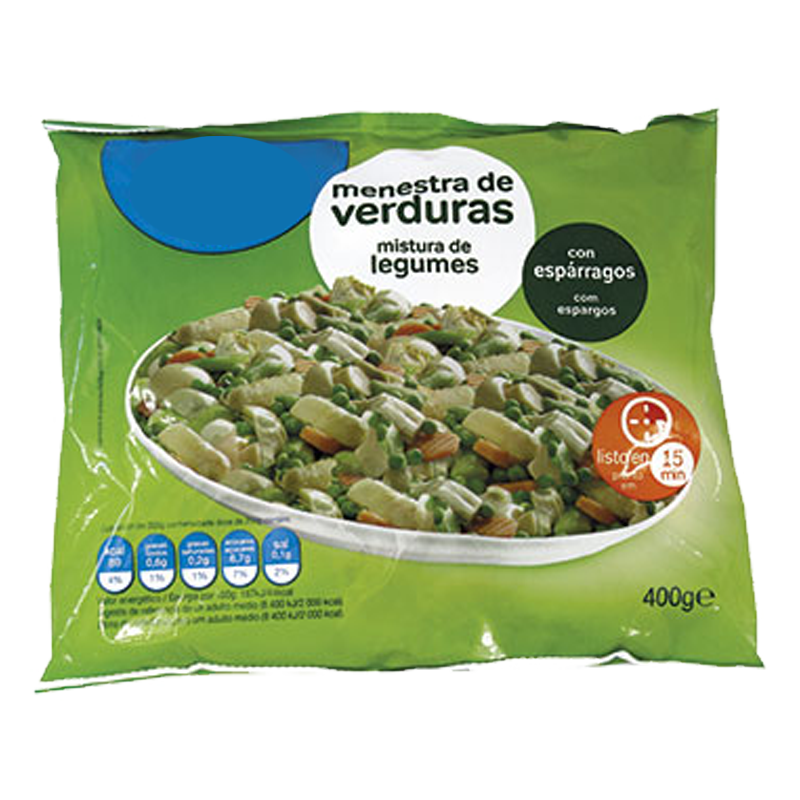 Menestra de verduras congeladas