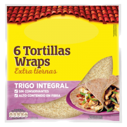 TORTILLAS DE TRIGO INTEGRAL