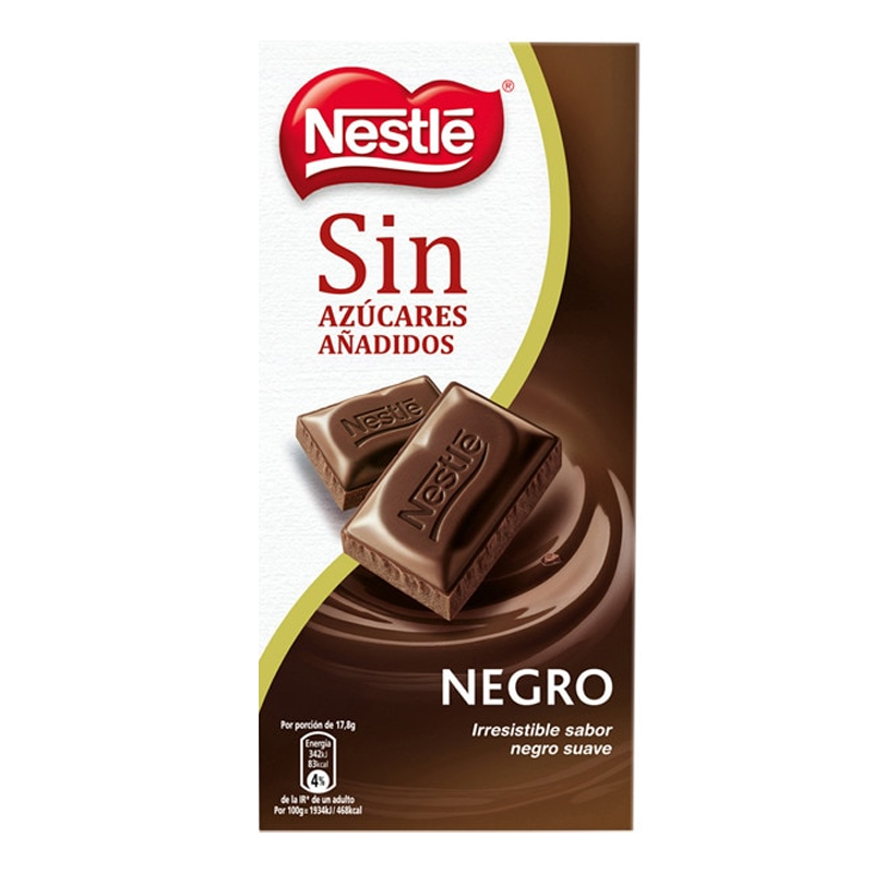 Chocolat noir sans sucres ajoutés