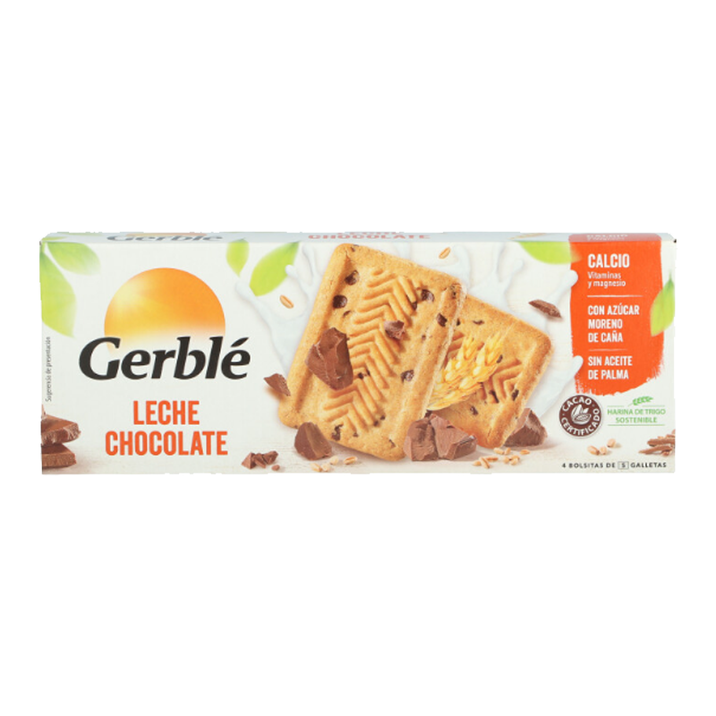 Biscuits Gerblé lait chocolat